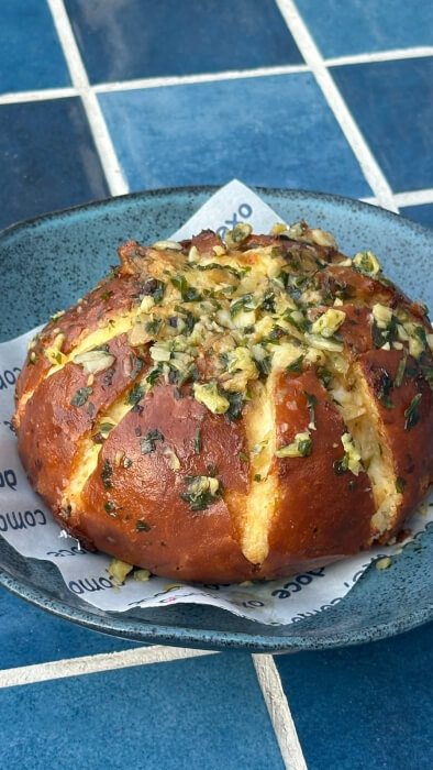 Pão de Alho Coreano